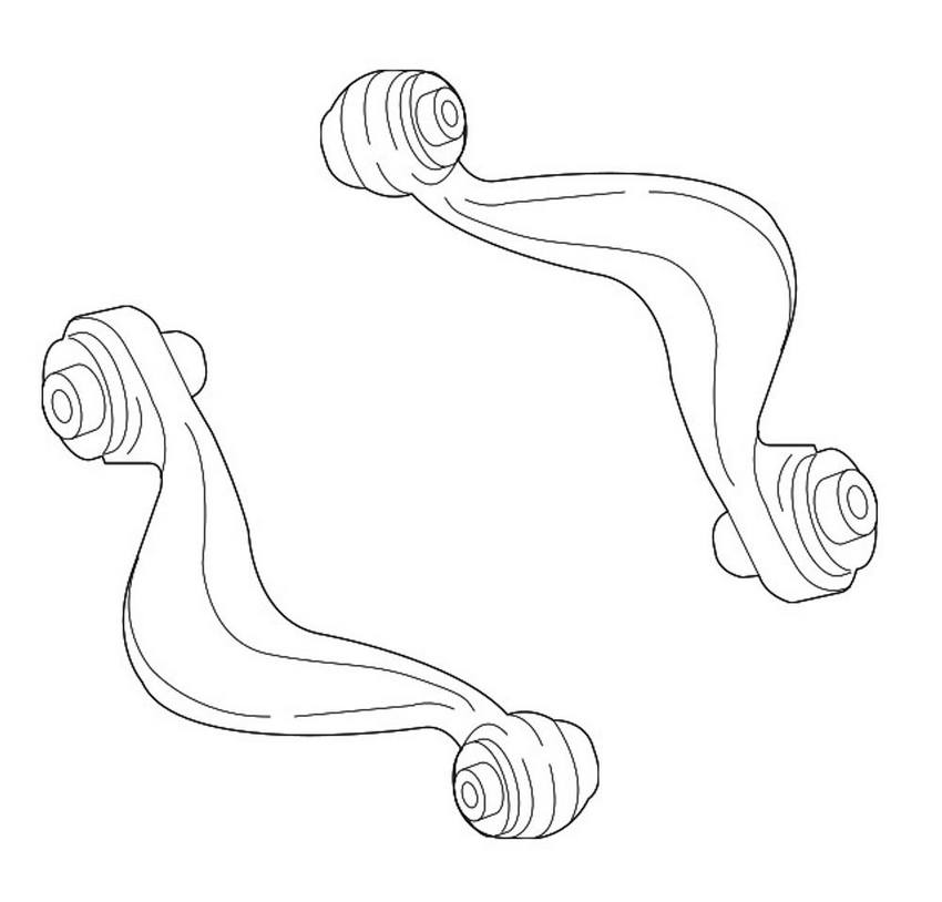 BMW Suspension Control Arm Kit Rear Upper Genuine BMW 2889172KIT